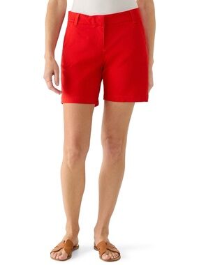 crown & ivy Women's bright pink Flat Front Shorts